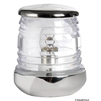 Luce di testa albero Classic 360°in acciaio inox, fino a 20 m 